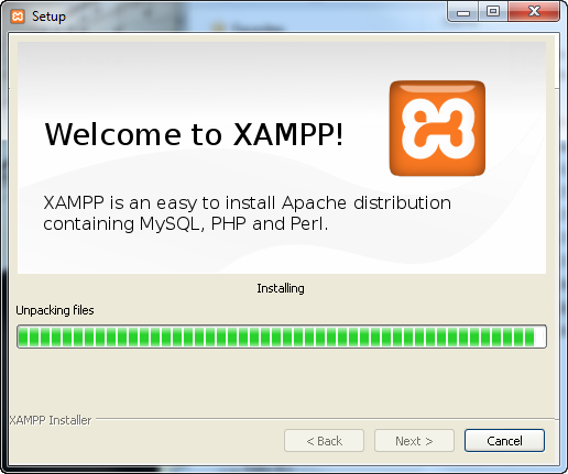 xampp install warning uac